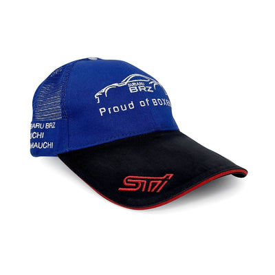 Japan Super JGTC GT300 Subaru BRZ STI Racing Champion Summer Mesh Hat Cap - Sugoi JDM