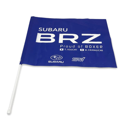 Japan Super JGTC GT300 Subaru BRZ STI Racing Champion Support Flag - Sugoi JDM