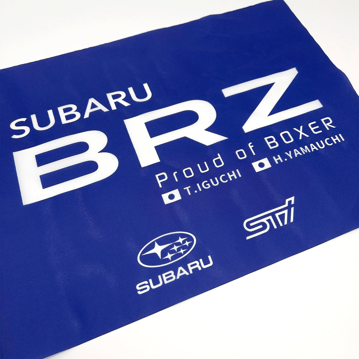 Japan Super JGTC GT300 Subaru BRZ STI Racing Champion Support Flag - Sugoi JDM