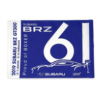 Japan Super JGTC GT300 Subaru BRZ STI Racing Support Flag 2019 - Sugoi JDM