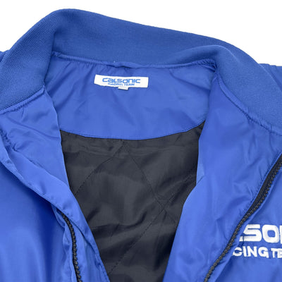 JDM Japan Calsonic Team Impul JGTC Super GT Racing Winter Jacket Blue - Sugoi JDM