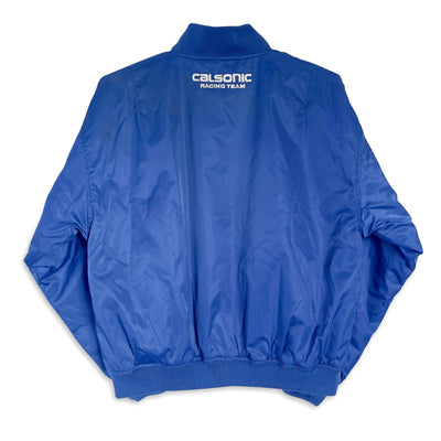 JDM Japan Calsonic Team Impul JGTC Super GT Racing Winter Jacket Blue - Sugoi JDM