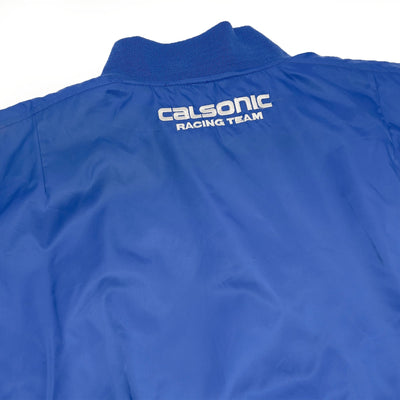 JDM Japan Calsonic Team Impul JGTC Super GT Racing Winter Jacket Blue - Sugoi JDM
