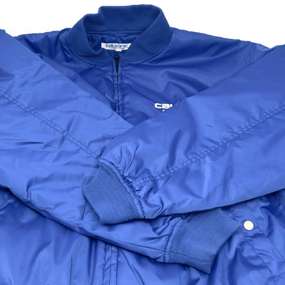 JDM Japan Calsonic Team Impul JGTC Super GT Racing Winter Jacket Blue - Sugoi JDM