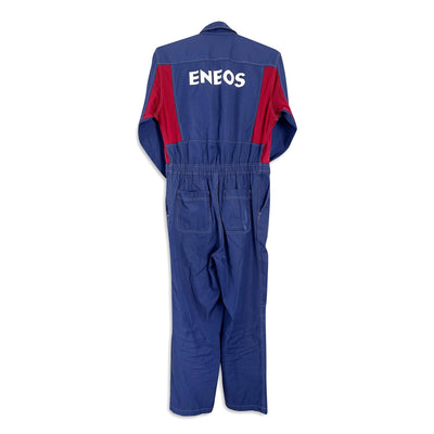 JDM Japan Eneos Oil Heavy Duty Coveralls Tsunagi Mechanic Suite Blue - Sugoi JDM