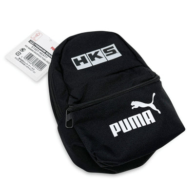 JDM Japan HKS Puma Collaboration Mini Backpack Hip Pack Bag Black - Sugoi JDM
