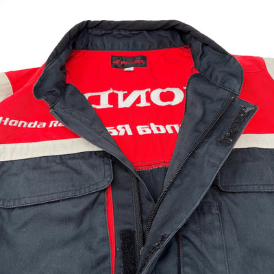 JDM Japan Honda Racing Coveralls Tsunagi Mechanic Pit Crew Suite Black - Sugoi JDM