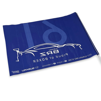 JDM Japan JGTC Super GT 300 Subaru BRZ STI Racing Support Flag 2017 - Sugoi JDM