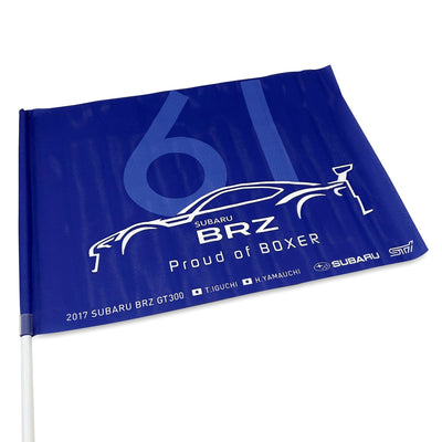 JDM Japan JGTC Super GT 300 Subaru BRZ STI Racing Support Flag 2017 - Sugoi JDM
