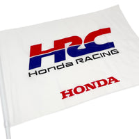 JDM Japan Official Super GT JGTC Honda Racing Support Flag White - Sugoi JDM