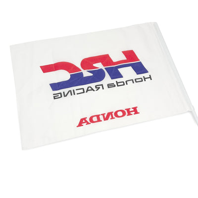 JDM Japan Official Super GT JGTC Honda Racing Support Flag White - Sugoi JDM