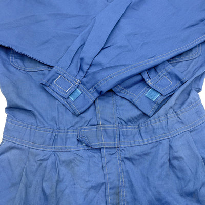 JDM Japan Retro Suzuki Technical Staff Summer Mechanic Coveralls Tsunagi Blue - Sugoi JDM