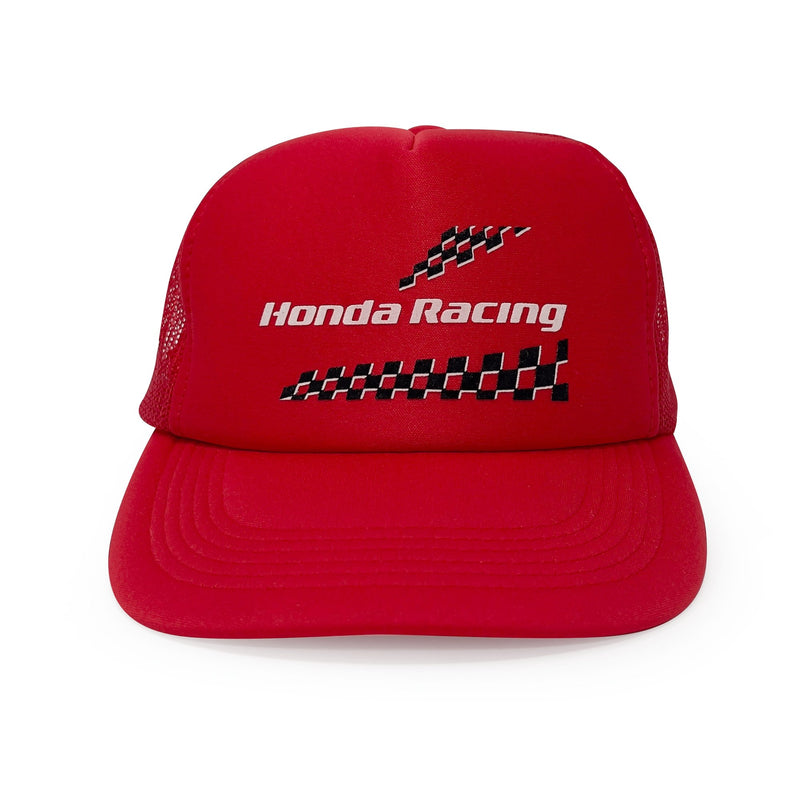 JDM Retro Japan Honda Racing Apex Win Mesh Trucker Hat Red - Sugoi JDM