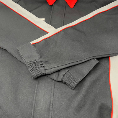 JDM Retro Japan Idemitsu Gas Station Mechanic Bomber Jacket Black - Sugoi JDM