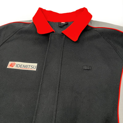 JDM Retro Japan Idemitsu Gas Station Mechanic Bomber Jacket Black - Sugoi JDM