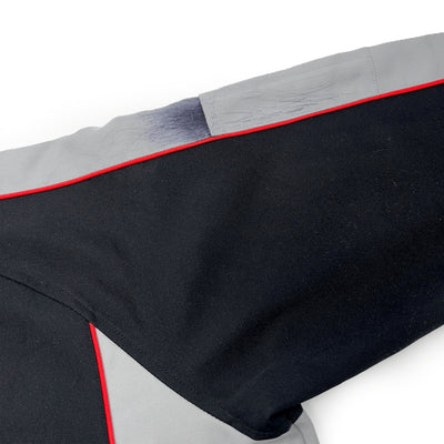 JDM Retro Japan Idemitsu Gas Station Mechanic Bomber Jacket Black - Sugoi JDM