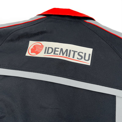 JDM Retro Japan Idemitsu Gas Station Mechanic Bomber Jacket Black - Sugoi JDM