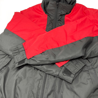 JDM Retro Japan Idemitsu Gas Station Mechanic Winter Jacket Two Tone - Sugoi JDM