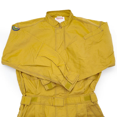 JDM Toyota Japan Automotive Engineering College Summer Coveralls Tsunagi Brown - Sugoi JDM