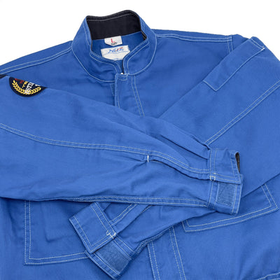 JDM Toyota Retro Netz Japan Tecno Tsunagi Coveralls Mechanic Suite Blue - Sugoi JDM