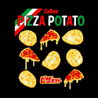 Limited Edition Calbee Japanese Snacks Collection T Shirt Pizza Potato - Sugoi JDM