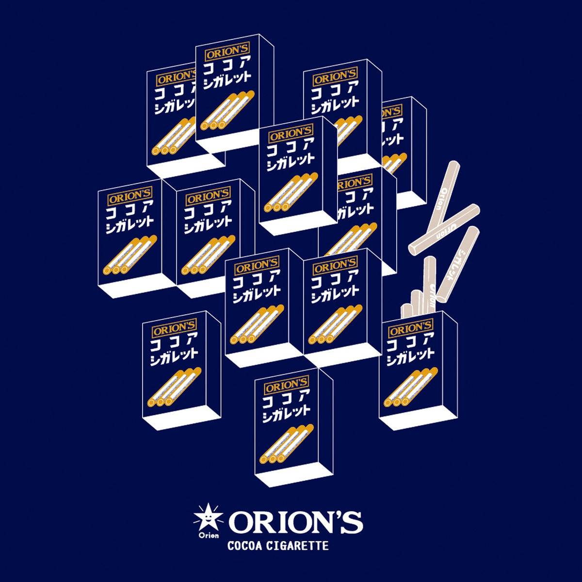 Limited Edition Japanese Snacks Collection T Shirt Orion's Cocoa Candy - Sugoi JDM