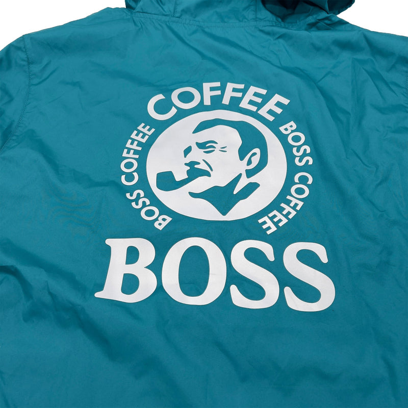 Limited Japan Suntory Boss Coffee 2019 Campaign Reflective Logo Jacket Green - Sugoi JDM