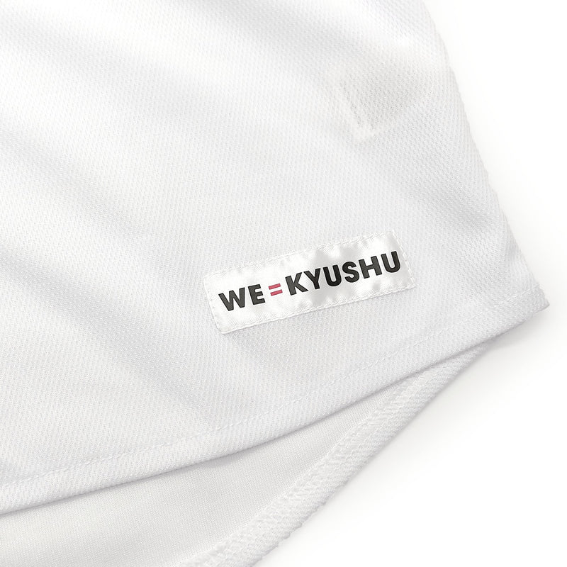 Limited Majestic Japan Softbank Hawks We Love Kyushu Baseball Jersey White - Sugoi JDM