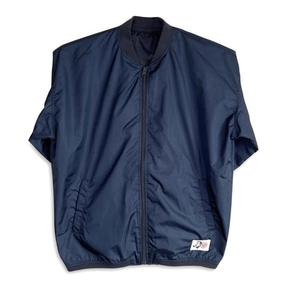 Limited Retro Japan Suntory Boss Coffee 25th Coaches Jacket Navy Blue - Sugoi JDM