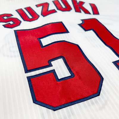 Mizuno Japan Hiroshima Carp Baseball Home High Quality Knit Jersey Suzuki Seiya #51 - Sugoi JDM