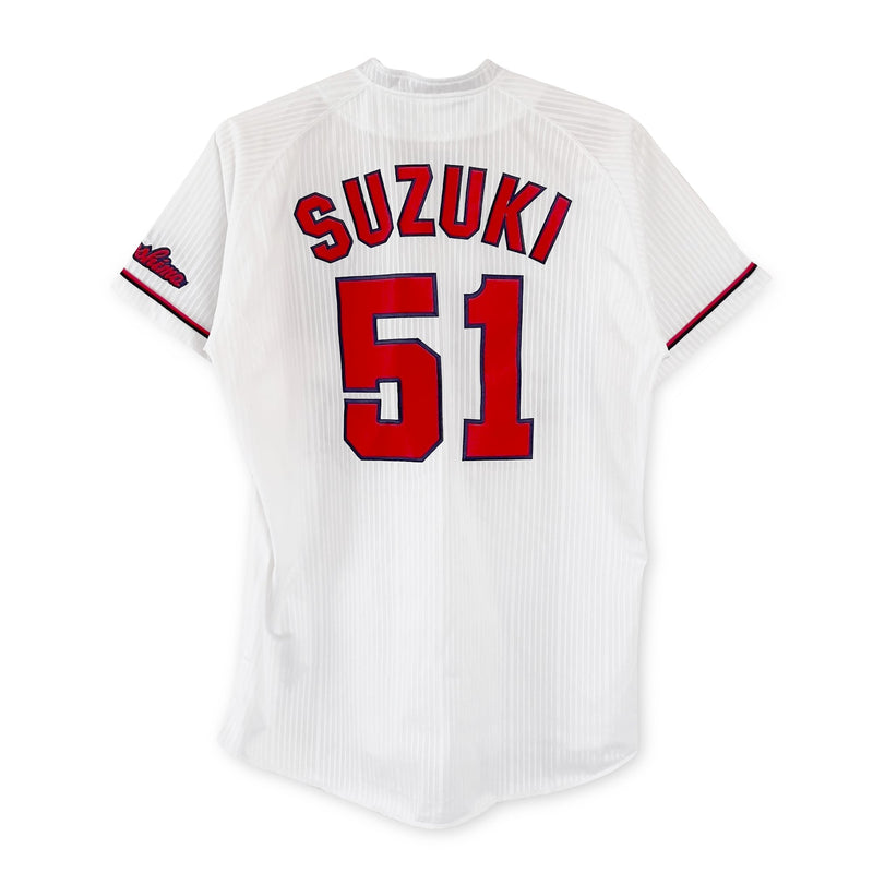 Mizuno Japan Hiroshima Carp Baseball Home High Quality Knit Jersey Suzuki Seiya #51 - Sugoi JDM