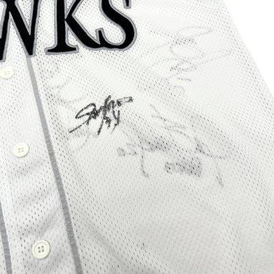Multi Autographed Signed NPB Fukuoka Softbank Hawks Knit Jersey - Sugoi JDM