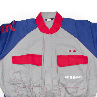 New Genuine JDM Japan Nissan Summer Tsunagi Mechanics Jumpsuit Uniform 3 Tone - Sugoi JDM