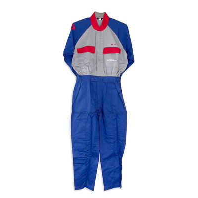 New Genuine JDM Japan Nissan Summer Tsunagi Mechanics Jumpsuit Uniform 3 Tone - Sugoi JDM