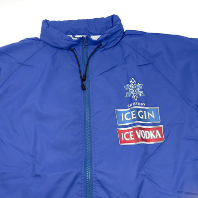 New Genuine Retro Japan JDM Suntory Iced Jin Vodka Hoodie Jacket Blue - Sugoi JDM