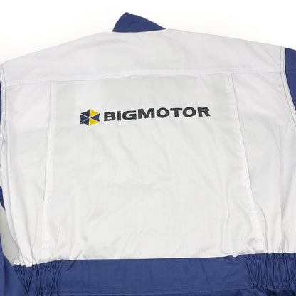 New Genuine Retro JDM Japan Big Motor Mechanic Tsunagi Coveralls Blue - Sugoi JDM
