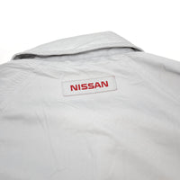 New Genuine Retro JDM Japan Nissan Technician Mechanic Staff Jacket Gray - Sugoi JDM