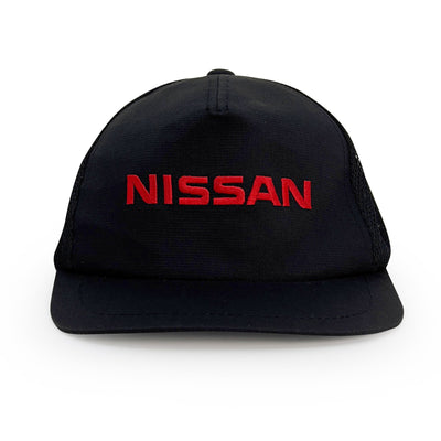 New Japanese JDM Nissan Pitwork Mechanic Summer Mesh Hat Cap Black - Sugoi JDM