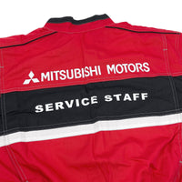 New JDM Japan Ralliart Mitsubishi Motors Jumpsuit Summer Tsunagi Mechanic Suite - Sugoi JDM