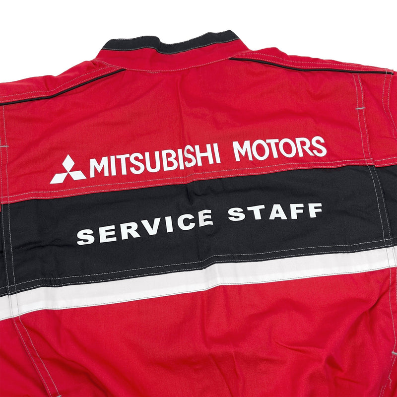 New JDM Japan Ralliart Mitsubishi Motors Jumpsuit Summer Tsunagi Mechanic Suite - Sugoi JDM