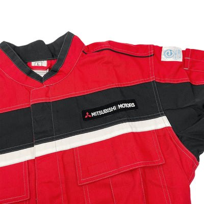 New JDM Japan Ralliart Mitsubishi Motors Jumpsuit Summer Tsunagi Mechanic Suite - Sugoi JDM