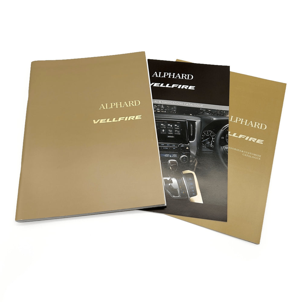 New JDM Japan Toyota Alphard Vellfire TRD 2021 Catalog Brochure Set