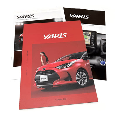 New JDM Japan Toyota Yaris Manufacturer Catalog Brochure Set 2022 - Sugoi JDM
