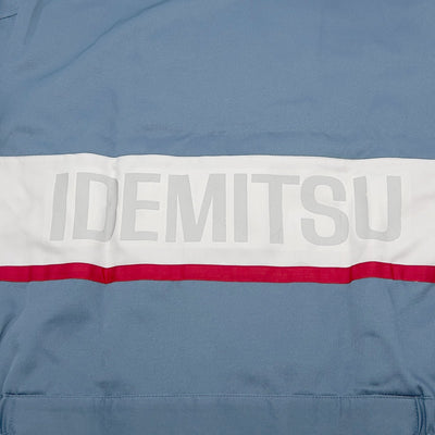 New JDM Retro Japan Idemitsu Gas Station Mechanic Bomber Jacket Blue - Sugoi JDM