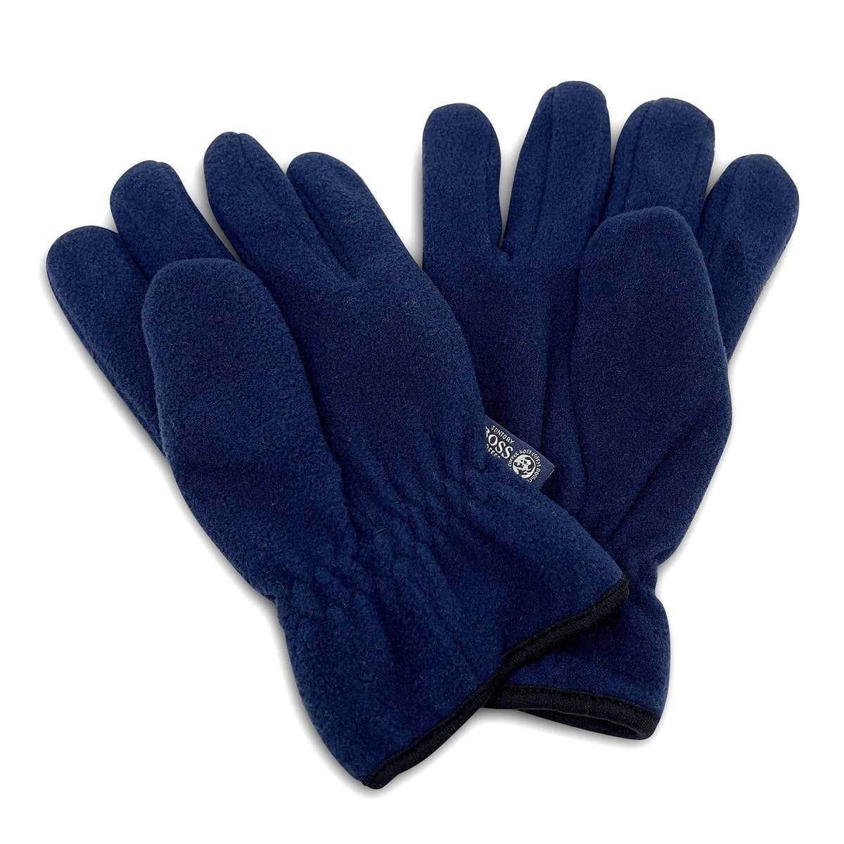 New Limited Edition Japan Fleece Suntory Boss Coffee Gloves Blue - Sugoi JDM