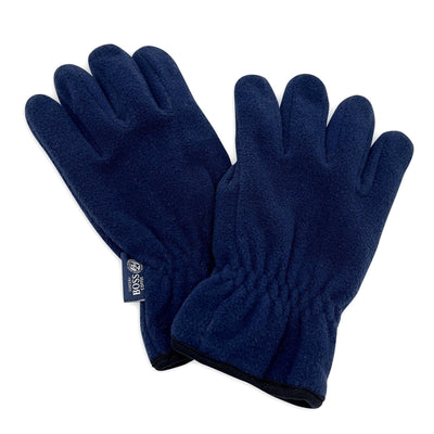 New Limited Edition Japan Fleece Suntory Boss Coffee Gloves Blue - Sugoi JDM