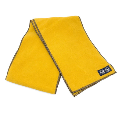 New Limited Edition Japan Fleece Suntory Boss Coffee Scarf Yellow - Sugoi JDM