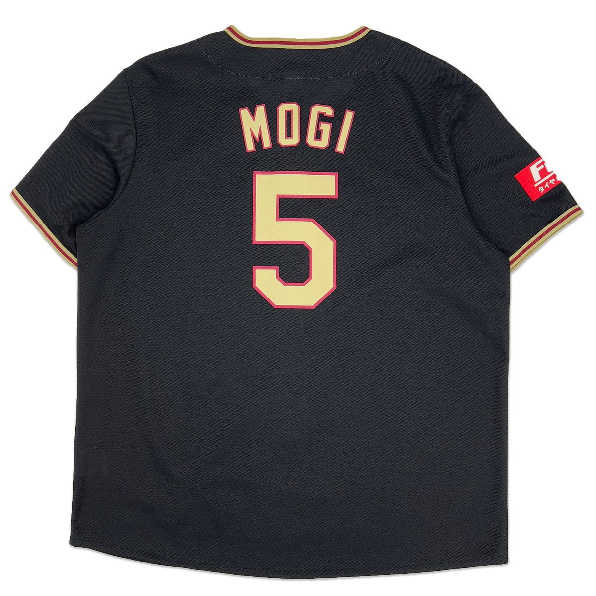 New Majestic Japan Baseball Tohoku Rakuten Eagles Eigoro Mogi Jersey Black - Sugoi JDM