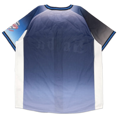 New Majestic Seibu Lions Fan Club NPB Japan Baseball Jersey Blue - Sugoi JDM
