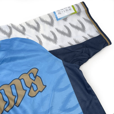 New Majestic Seibu Lions NPB Japan We Are One Baseball Jersey Blue - Sugoi JDM
